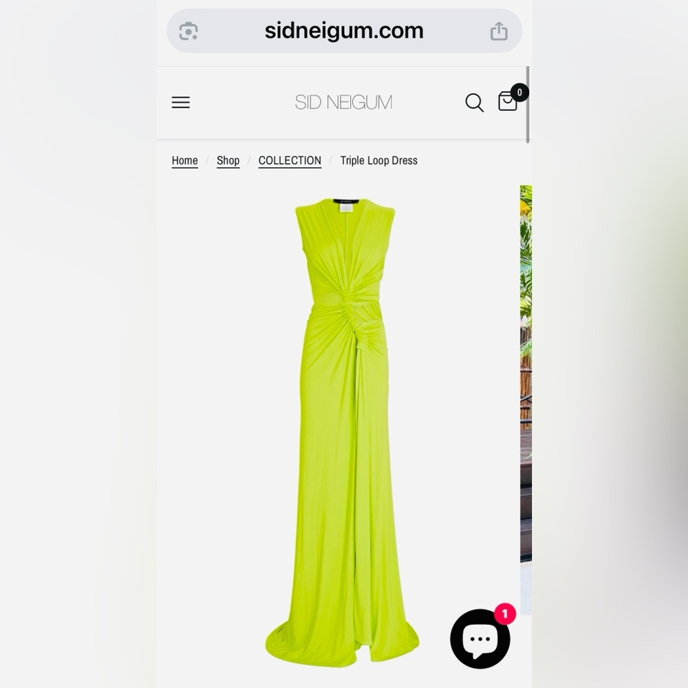 Vibrant Neon Green Maxi Dress